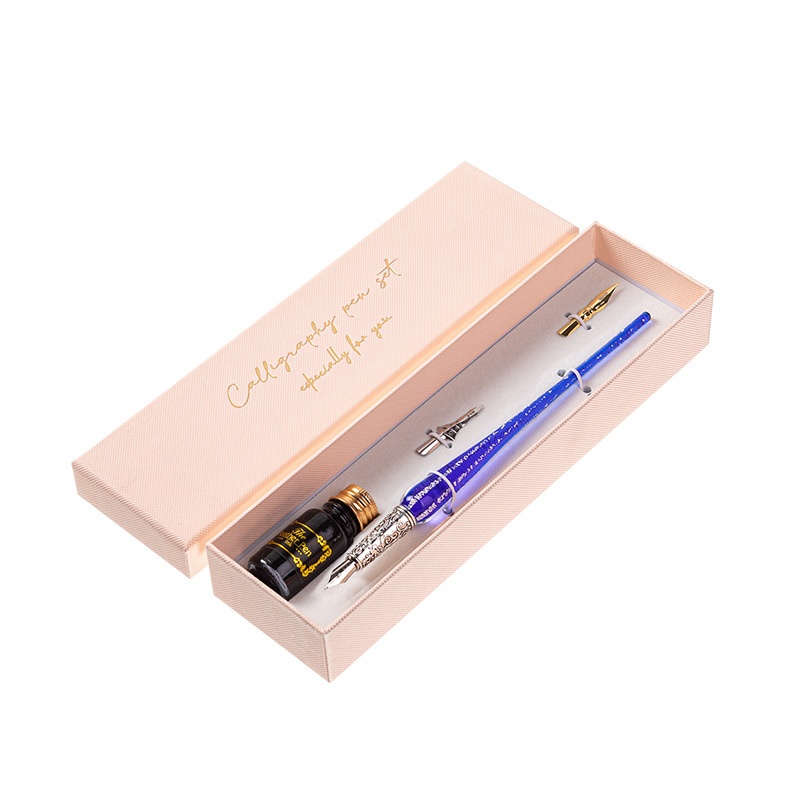 Glass Dip Pen Set 5 color