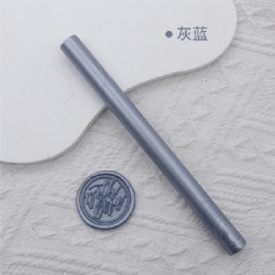 Grey Blue Gun Sealing Wax