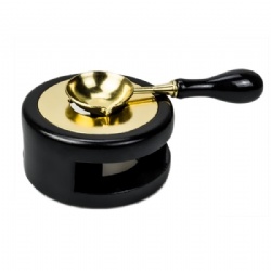 Black Wax Melting Stove Spoon Set