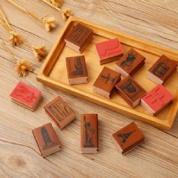 Travel Wooden Stamps