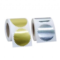 250pcs/Roll Embosser Sticker