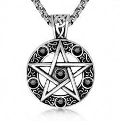 Stainless Steel Celtic Pentacle Pendant