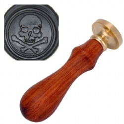 Skull Wax Stamp