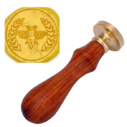 Bee Wreath Wax Stamp