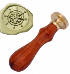 Compass Wax Stamp