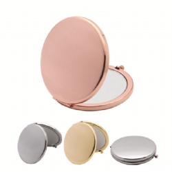 Blank Metal Mirror Foldable Mini Portable Engravable Mirror