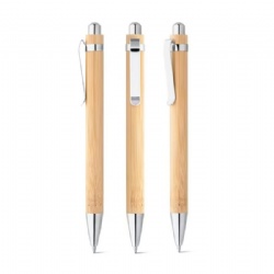 Blank Bamboo Pen Wood Ballpoint Pen Laser Engraving