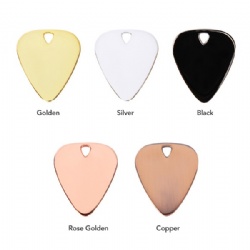 Blank Metal Guitar Pick for Laser Engraving