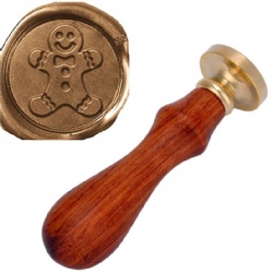 Gingerbread Man Wax Stamp