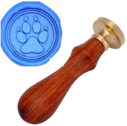 Bear Paw Wax Stamp