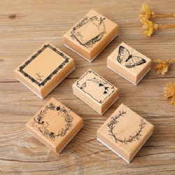 Butterfly Wood Stamp