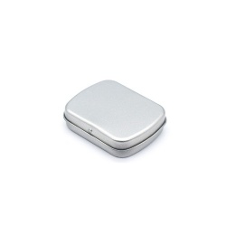 Mini Tin Box Silver Gold Black