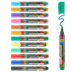 12 Color Whiteboard Markers Set