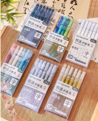 Calligraphy Gel Pen,36 Assorted Pens,1.0mm Bold Point