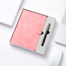 Round Button Simple Notebook