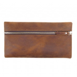 Retro Zipper Pencil Case- 6 Color