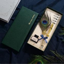 Peacock Pen Set