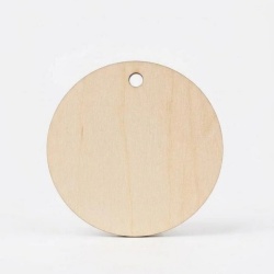 Blank Wood Medal