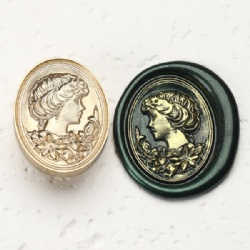 3D Saint Wax Stamp