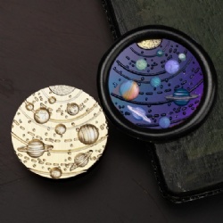 3D Universe Wax Stamp