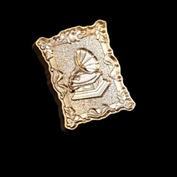 3D Record Player Wax Stamp