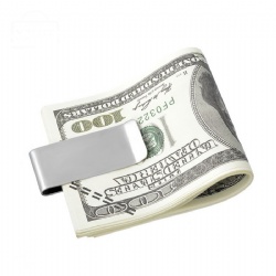 Custom Logo Metallic Money Clip