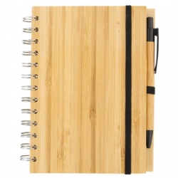 Bamboo Notebook With Pen